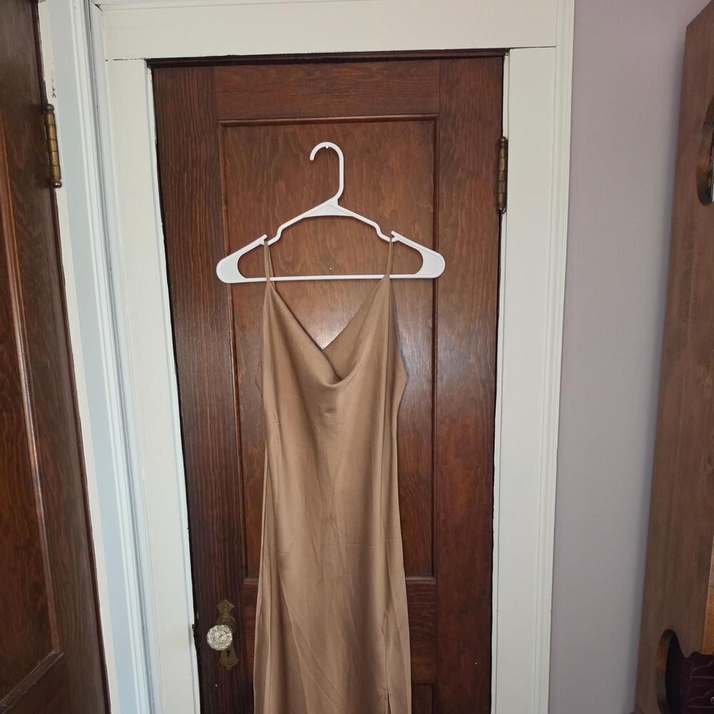 Paper-heart Women's Tan and Gold Dress